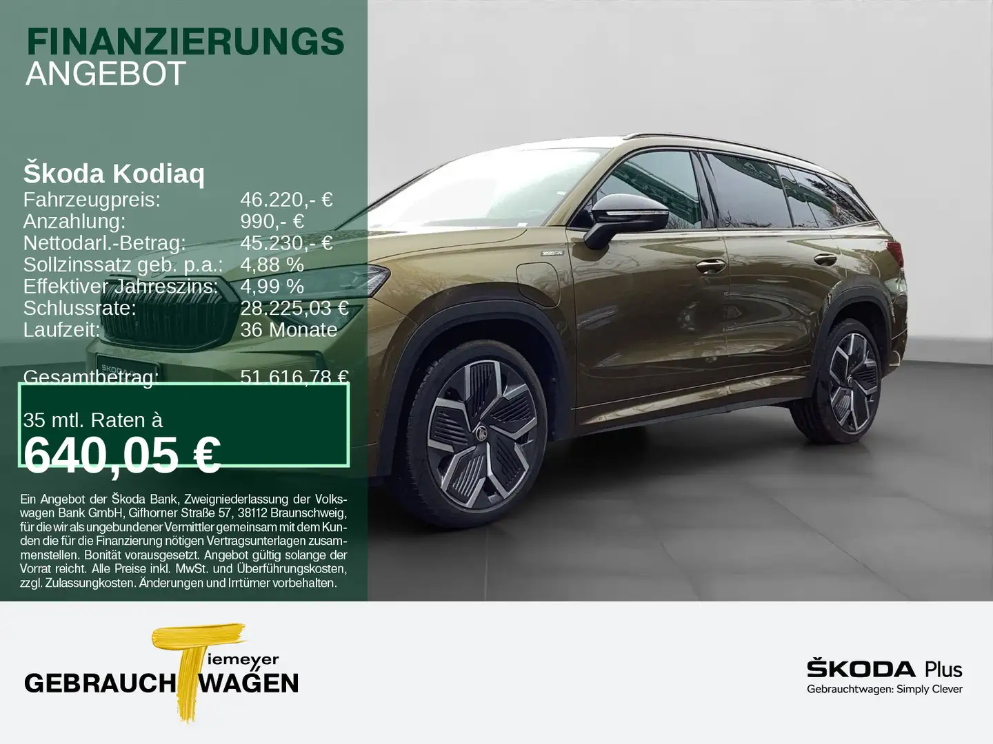 Skoda Kodiaq iV SPORTLINE LM20 HuD AHK ASSIST Gold - 1