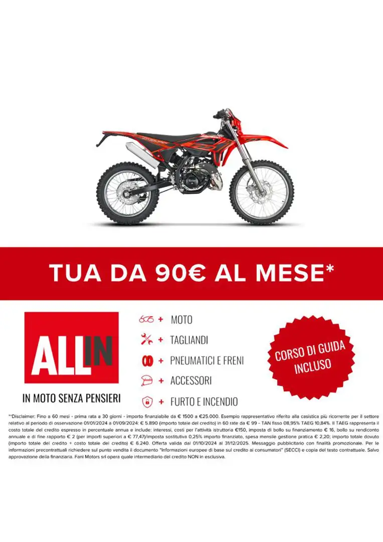 Beta RR Enduro Red - 2