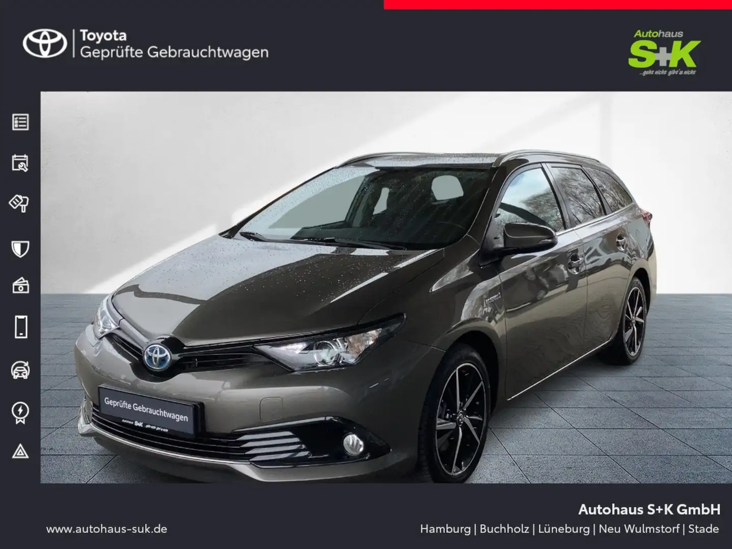 Toyota Auris 1,8l Team D "R-Kamera"Sitzheizung"Starre AHK" Bronce - 1