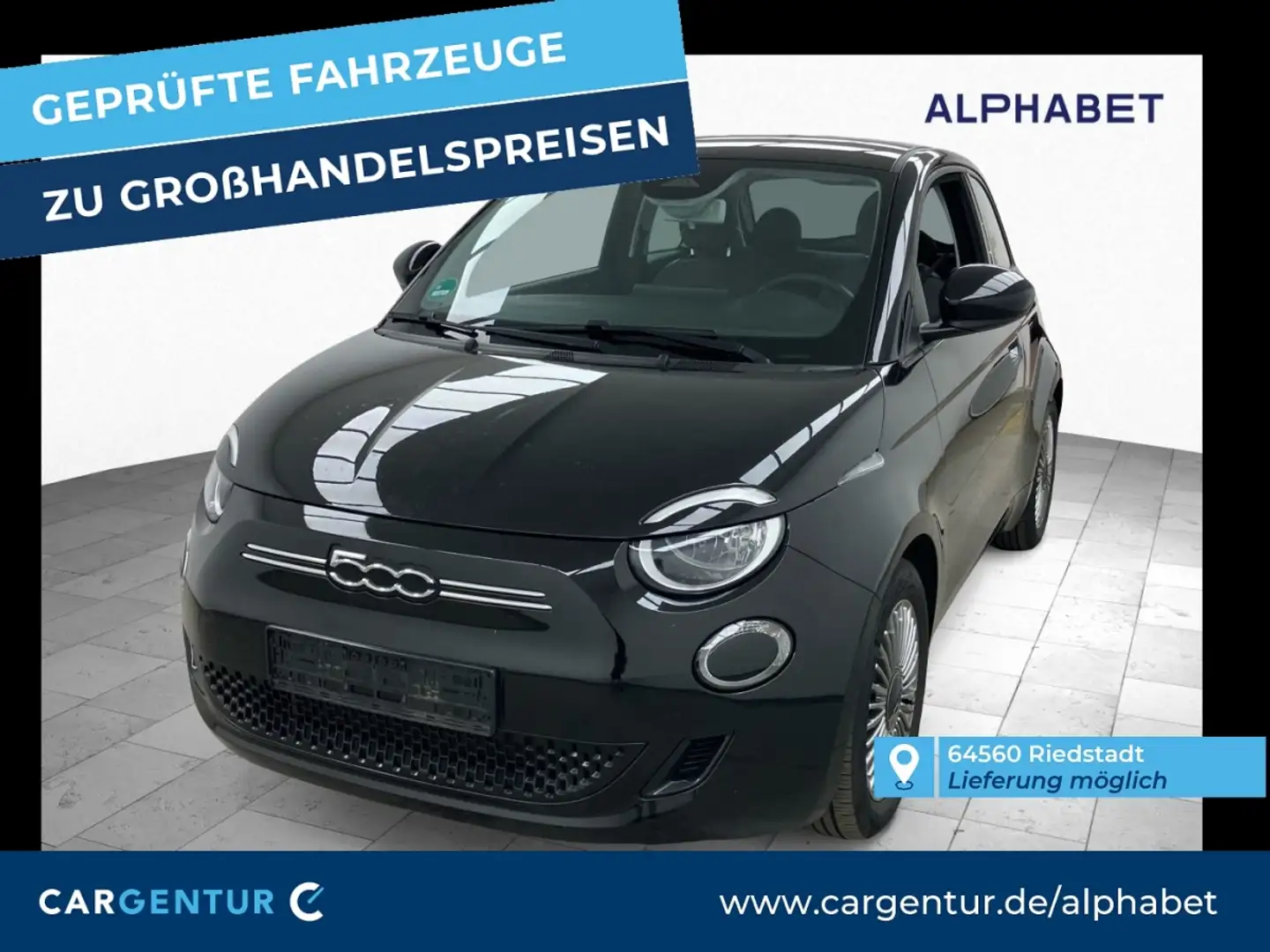 Fiat 500e Icon Batterie 23.8 kWh Lane Navi AUT Klima Noir - 1