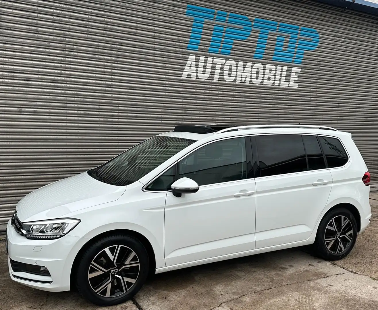Volkswagen Touran Highline*7-SITZE*NAVI*LED*KAMERA*PANO* Blanc - 1