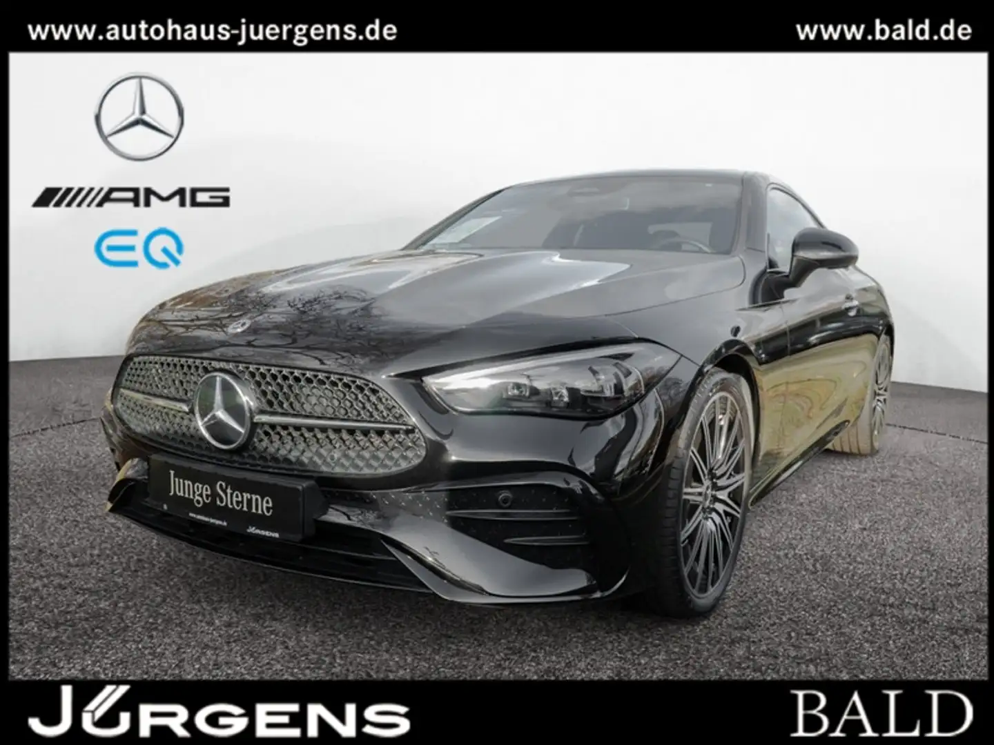 Mercedes-Benz CLE 300 4M Coupé AMG-Sport/Pano/Burm/Distr/Night Schwarz - 1