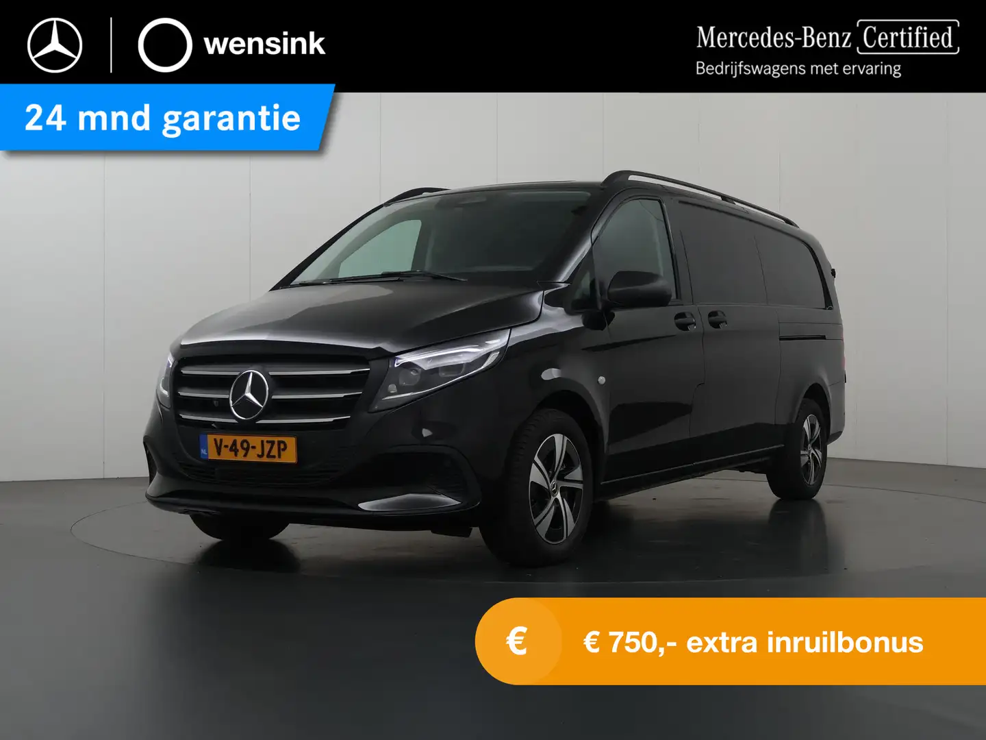 Mercedes-Benz Vito 116 CDI XL L3 Pro | Dubbele Schuifdeur | Trekhaak Zwart - 1