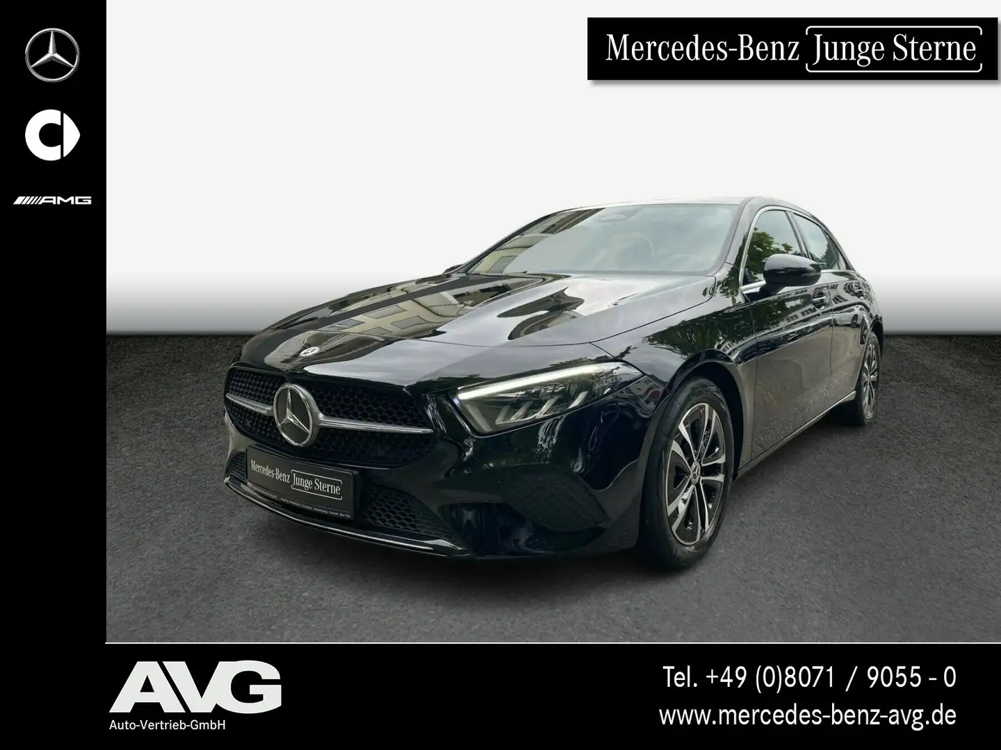 Mercedes-Benz A 200 A 200 d Progressive-Adv. MBUX LED 8G Kamera DAB Schwarz - 1