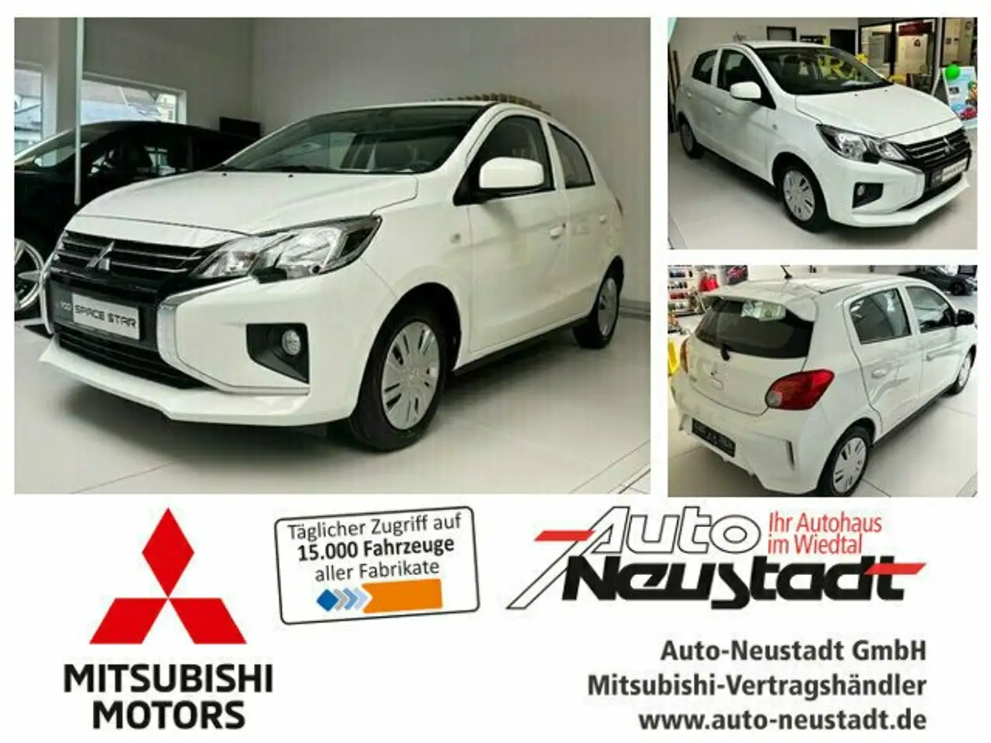 Mitsubishi Space Star Select 1.2 MIVEC 5-Gang Bianco - 1