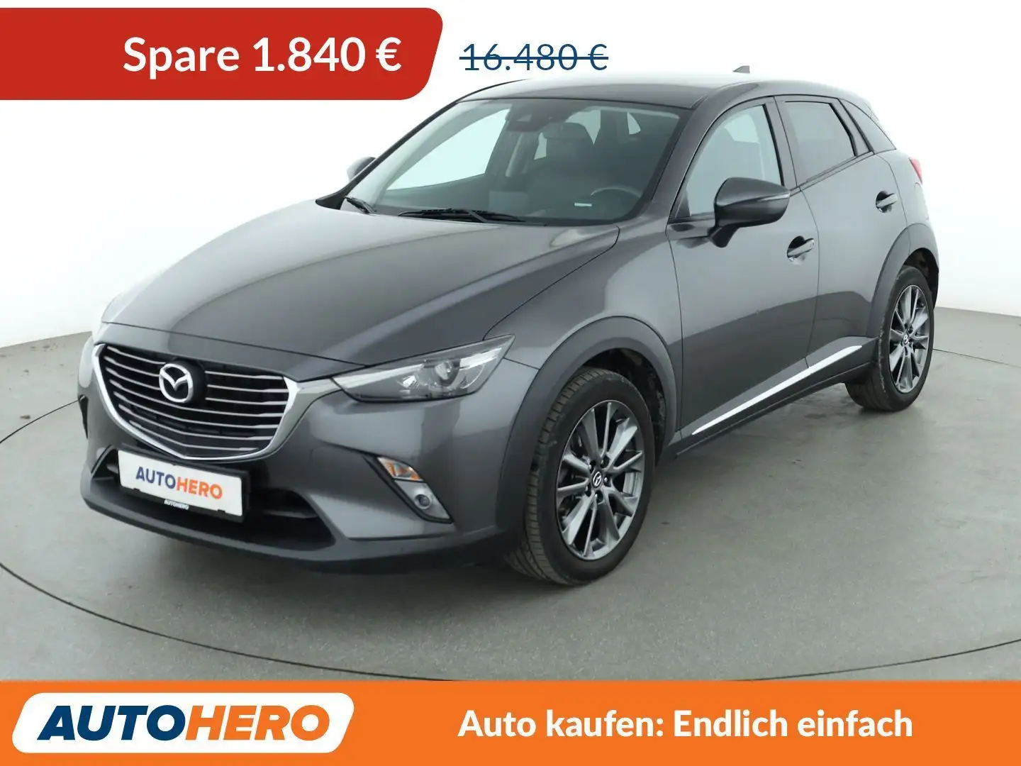 Mazda CX-3 2.0 Kizoku Intense*CAM*SHZ*TEMPO*KLIMA*GARANTIE* Grau - 1