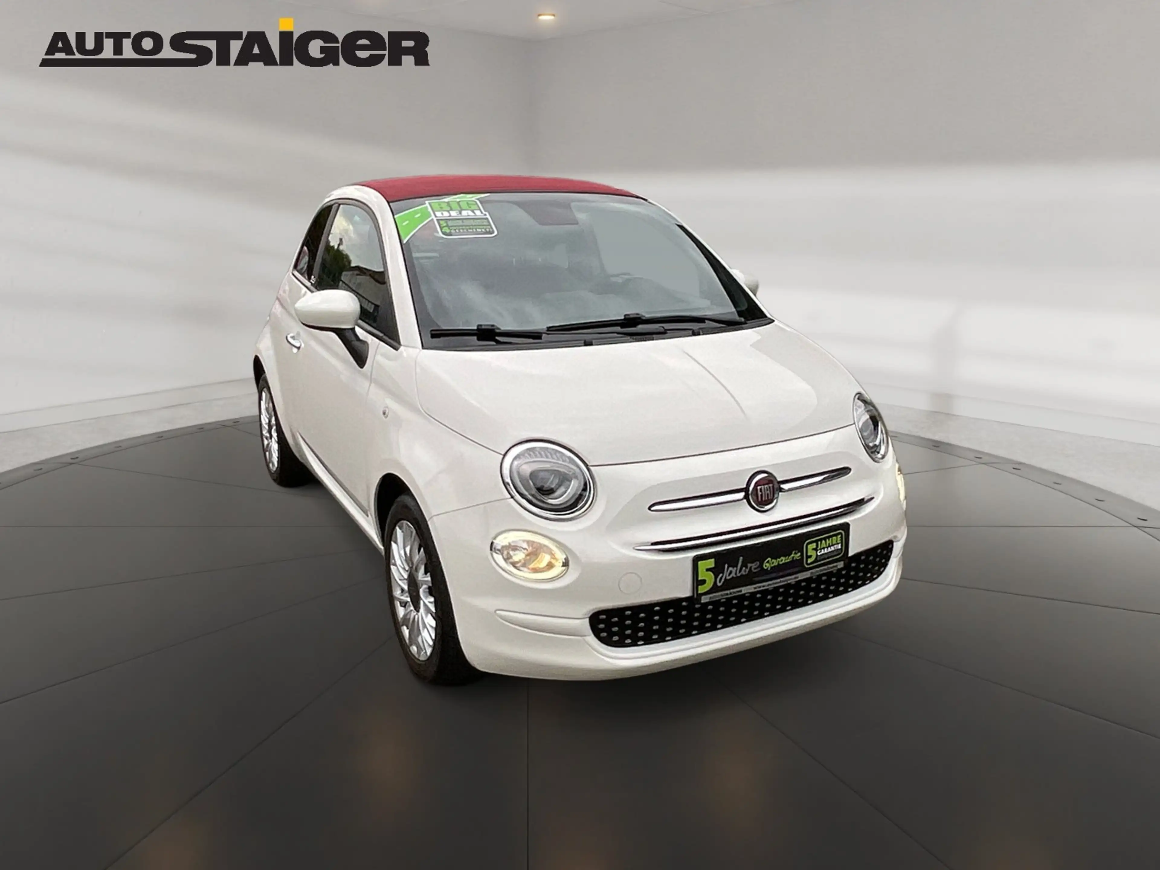 Fiat 500C 500 Cabrio 1.2 8V S&S Lounge Pano+SD+LM+PDC+AUT — photo 4