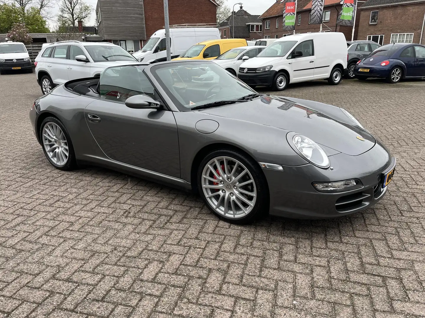 Porsche 997 Cabrio 3.8 Carrera 4S Porsche Approved Rapport, un Grijs - 2