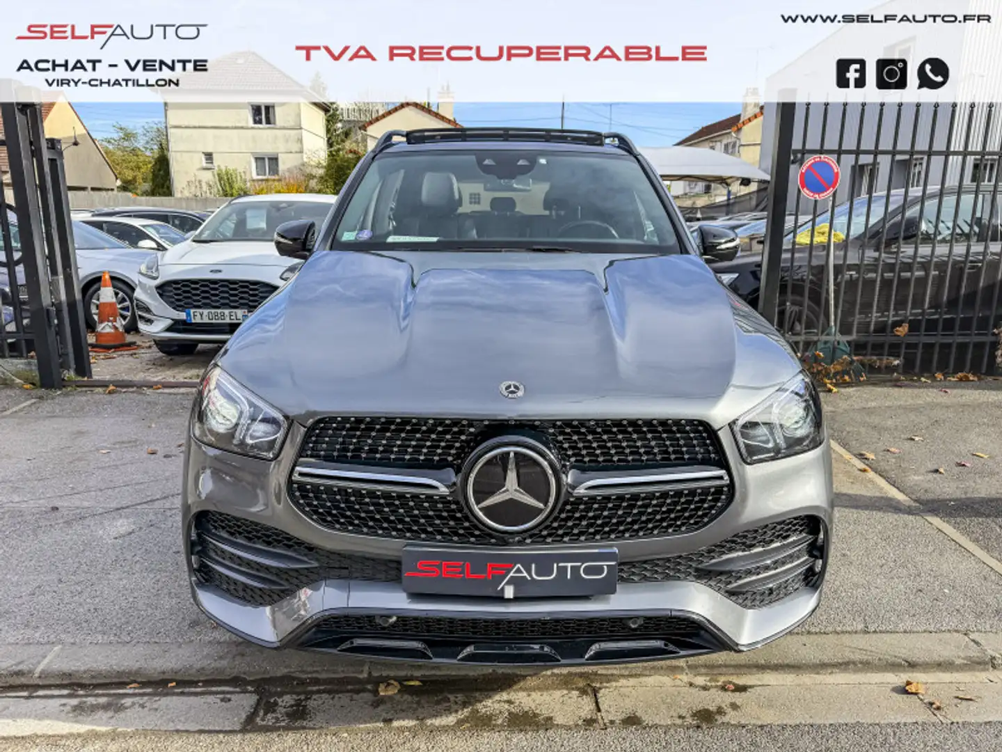 Mercedes-Benz GLE 350 350 DE 197CH+136CH AMG LINE 4MATIC 9G-TRONIC Gris - 2