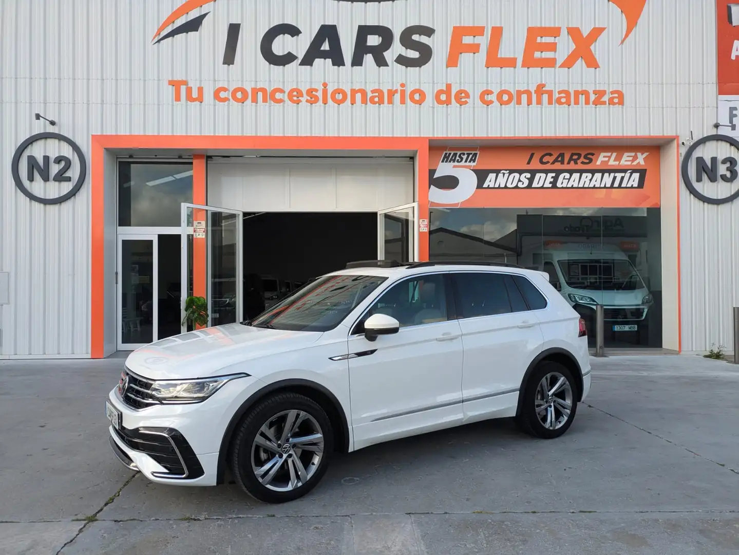 Volkswagen Tiguan 2.0TDI R-Line DSG 110kW Blanc - 1