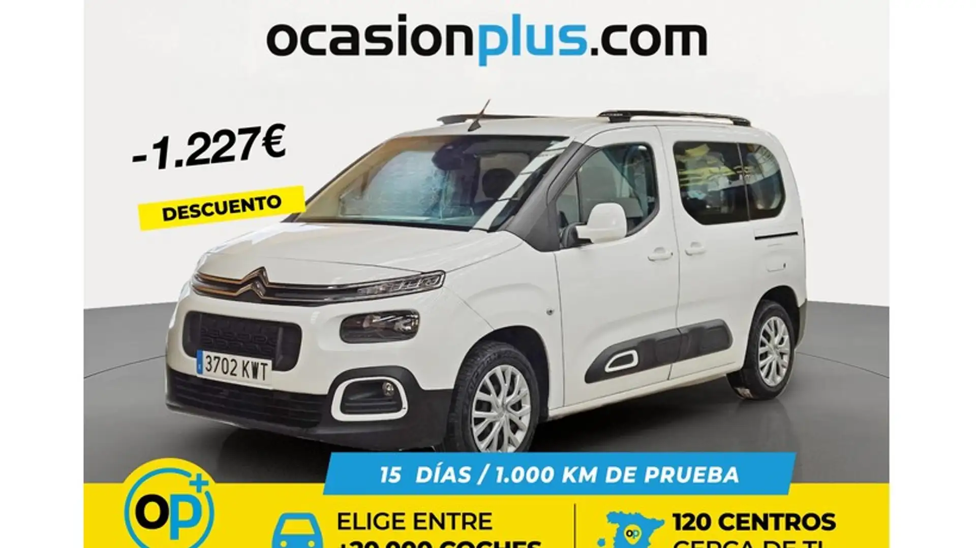 Citroen Berlingo BlueHDi S&S Talla M Feel 100 Blanco - 1