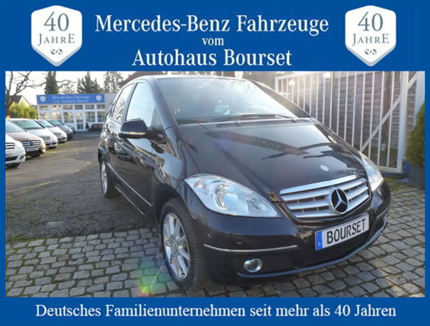 Mercedes-Benz A 160 AVANTGARDE Autom-Klima-erst 85.000KM Sitzheizung! Schwarz - 1