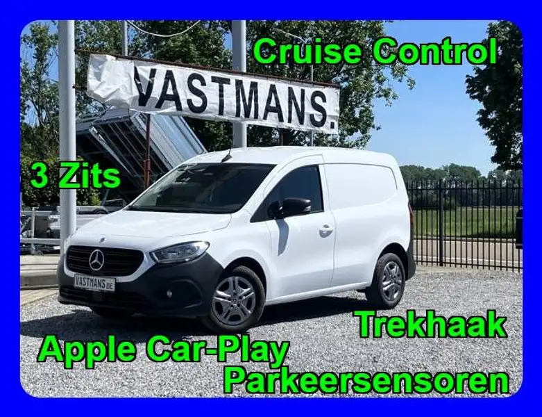 Mercedes-Benz Citan 110 / 15.700€ + BTW / 3 Zits / Trekhaak / Groot scherm / Cruise Control