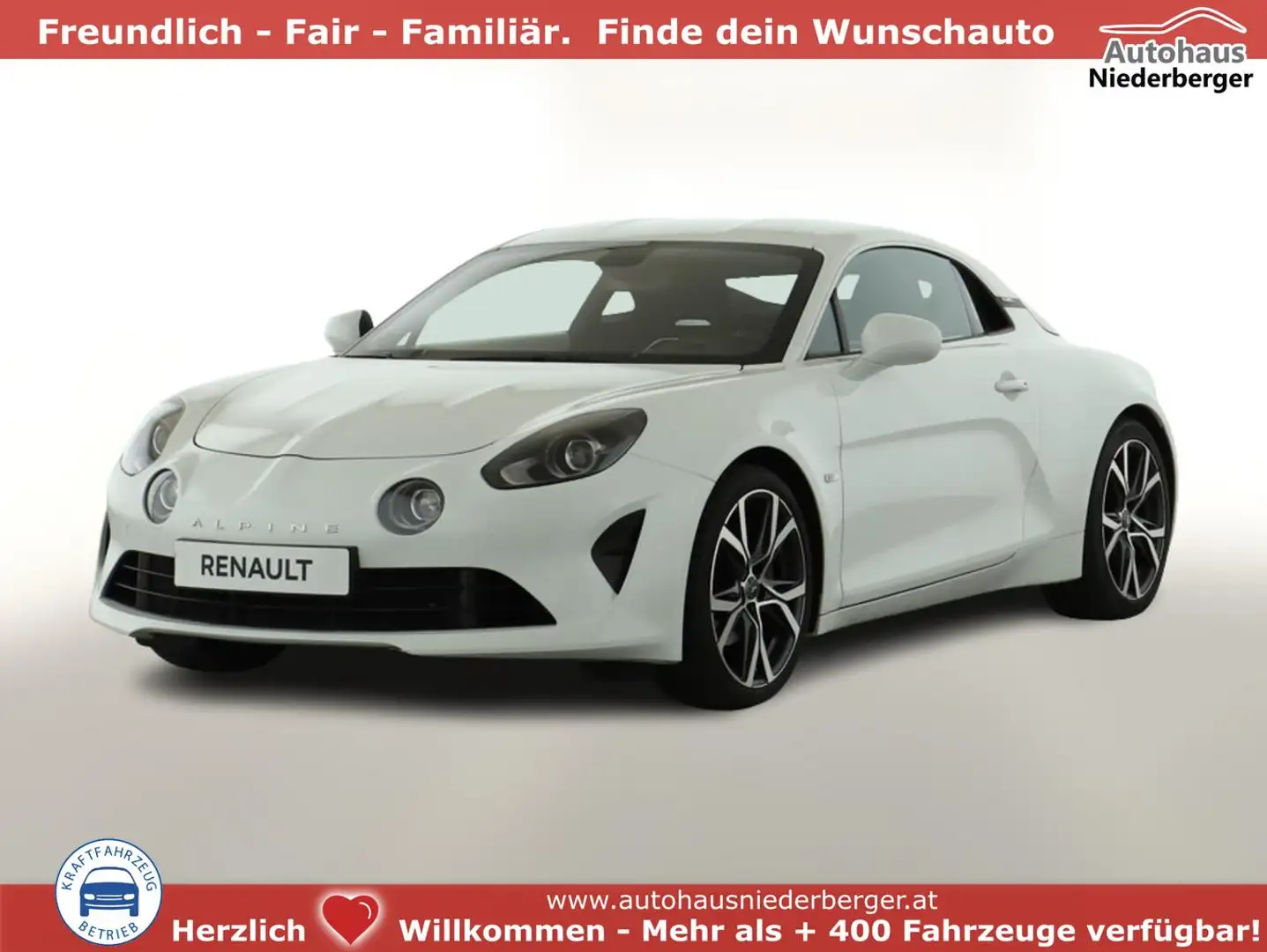 Alpine A110 1.8 TCe 252 Aut VollLED Nav 18Z PDC Keyl 185 kW... Weiß - 1