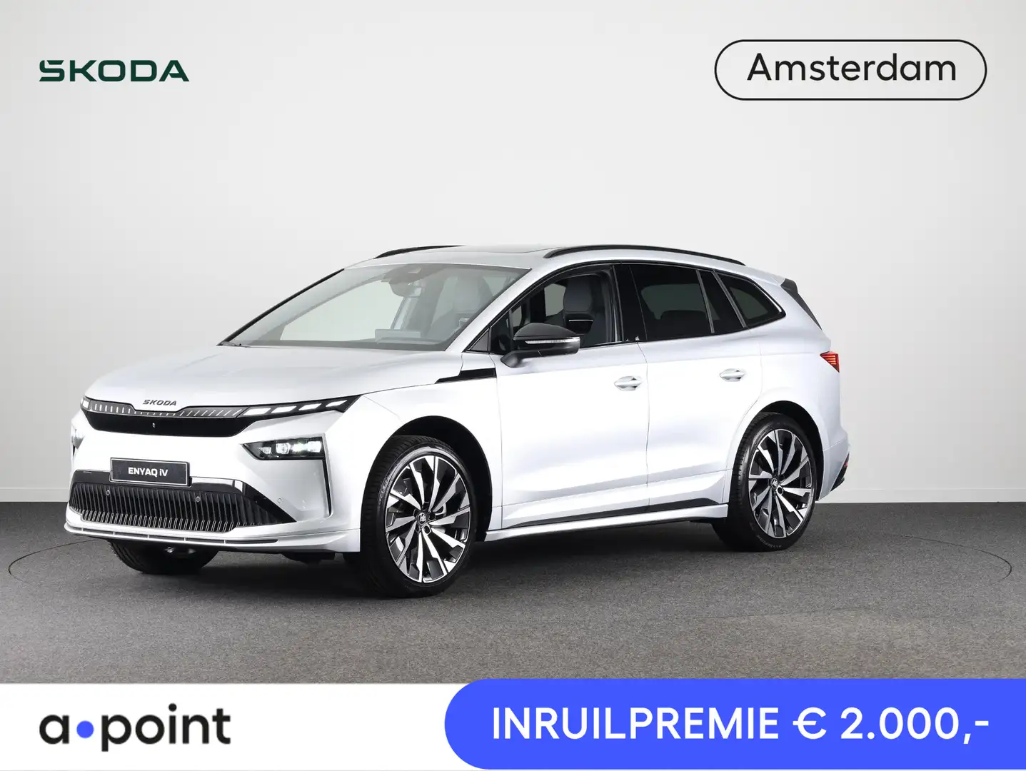 Skoda Enyaq 85 Sportline 286 pk | Business upgrade pakket - AD Zilver - 1