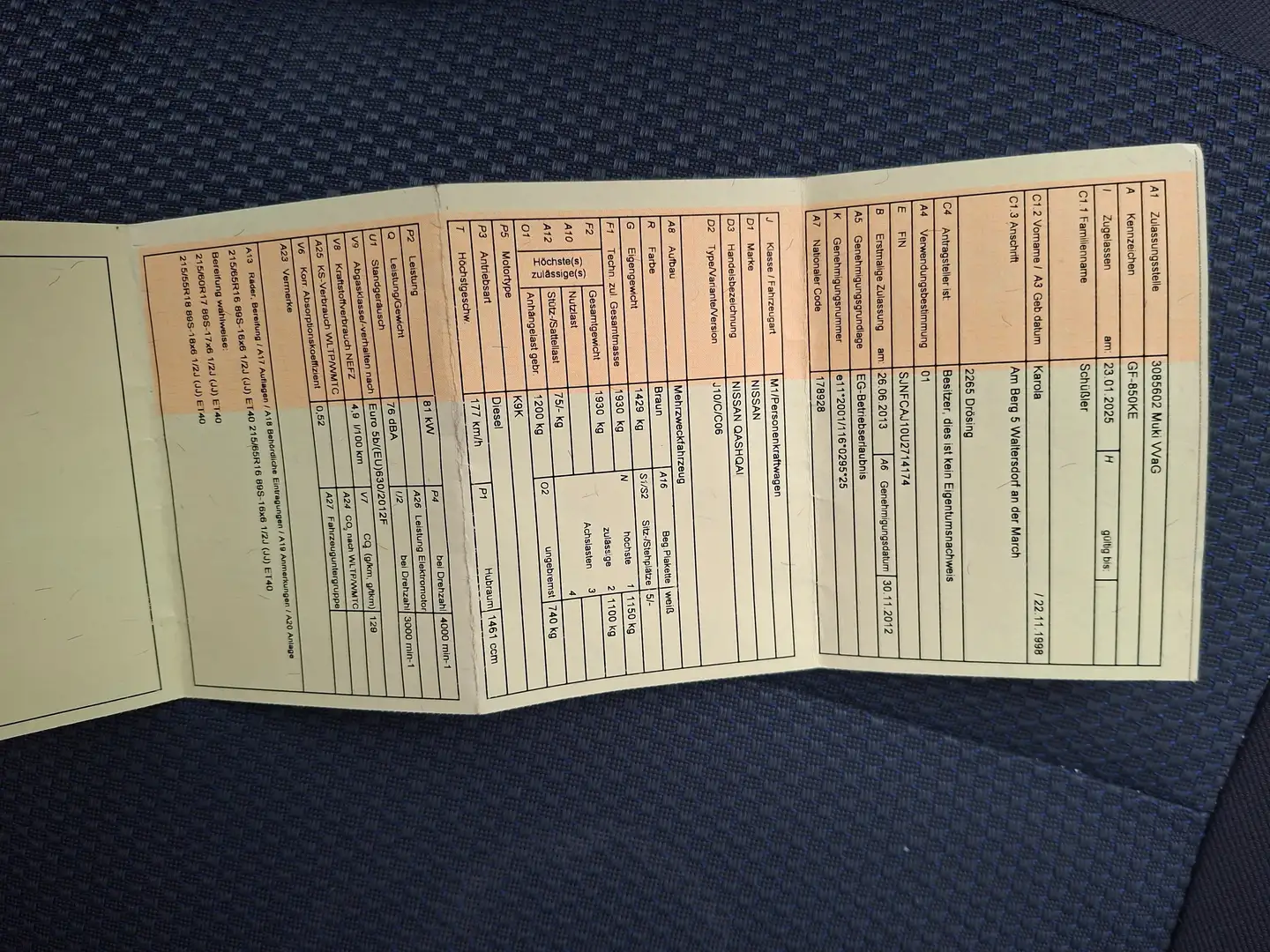 Nissan Qashqai Qashqai 1,5 dCi Braun - 1