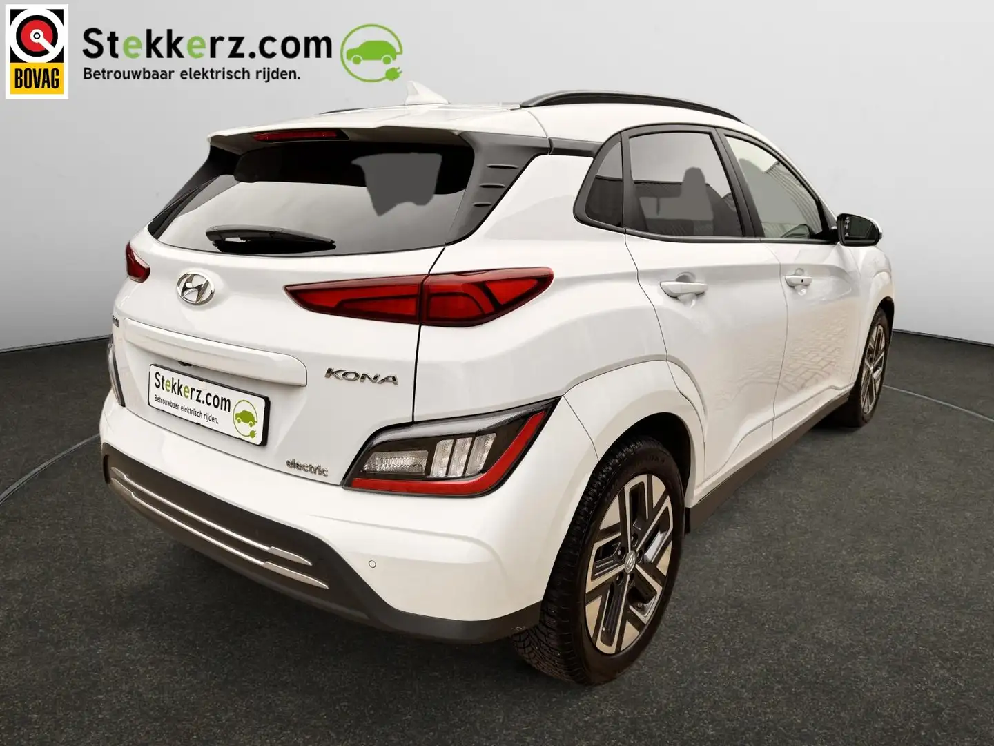 Hyundai KONA EV Comfort 64 kWh SOH 100%, Electr. Schuifdak! Wit - 2