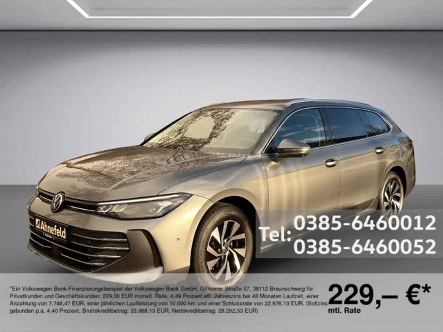 Volkswagen Passat Variant 2.0 TDI Business DSG LED 360° Grau - 1