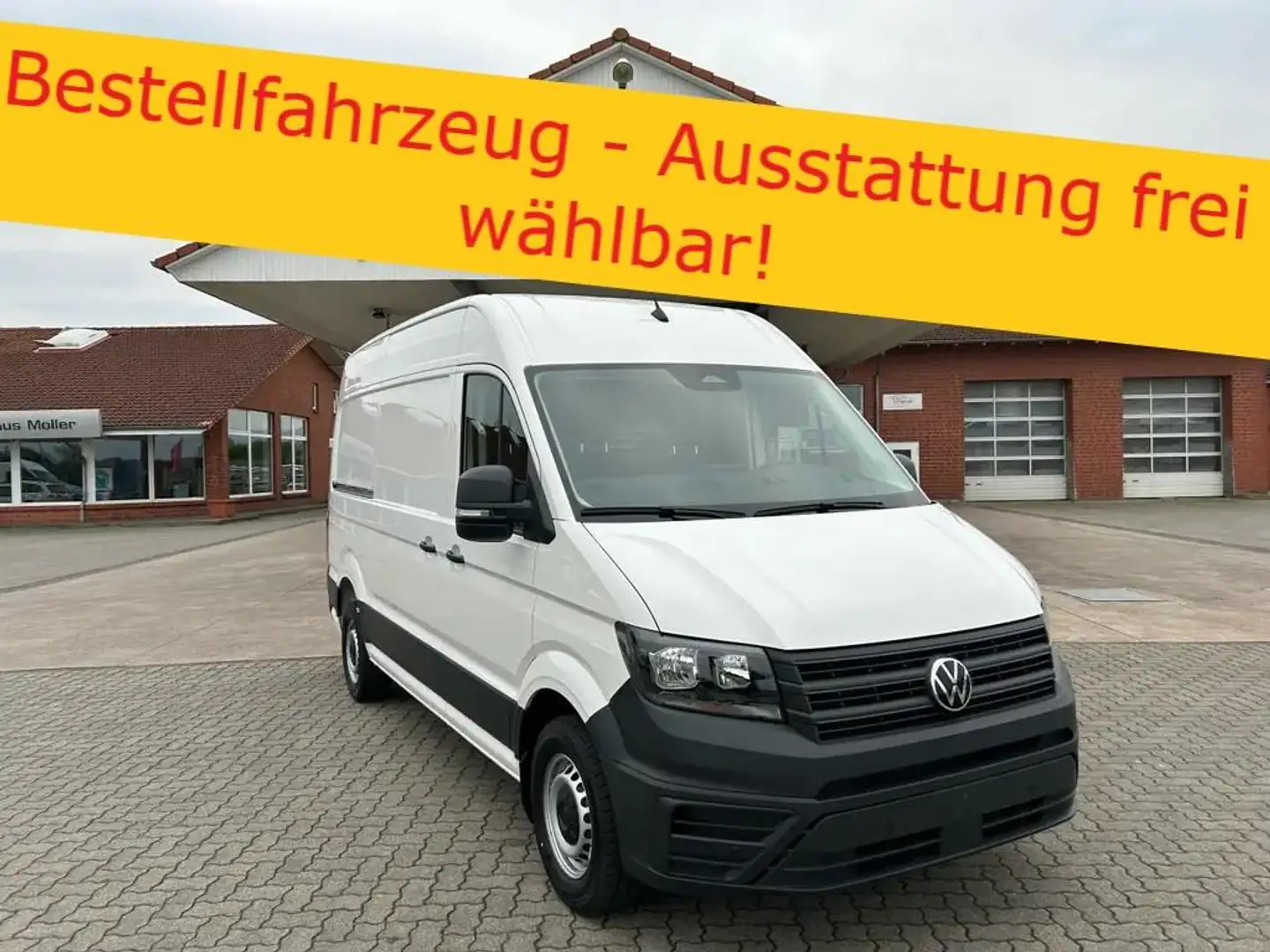 Volkswagen Crafter 2.0 TDI L3H3 / Klima Weiß - 1