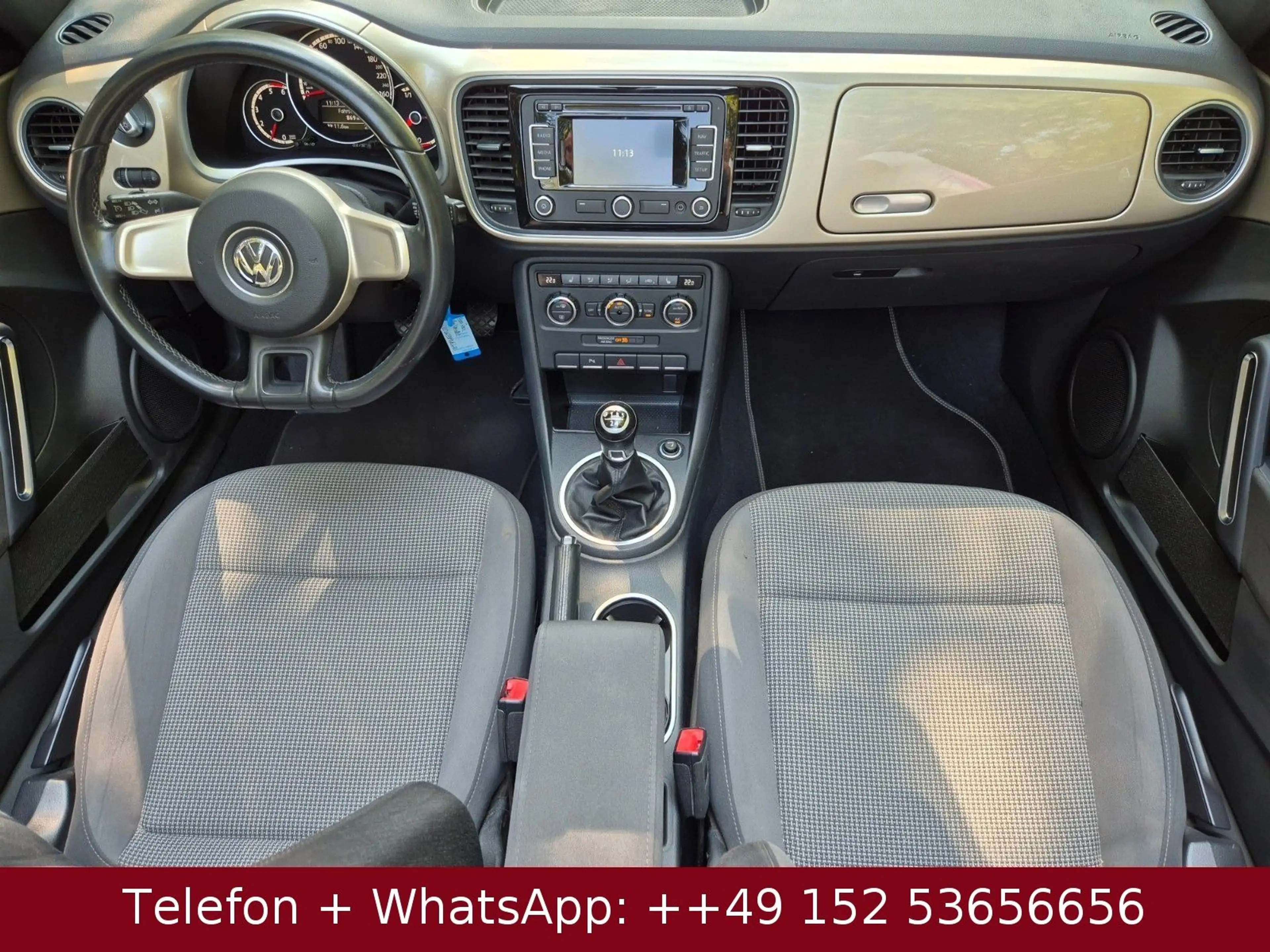 Volkswagen Beetle Cabriolet Design *Klima-Navi-71000 km!* — photo 12