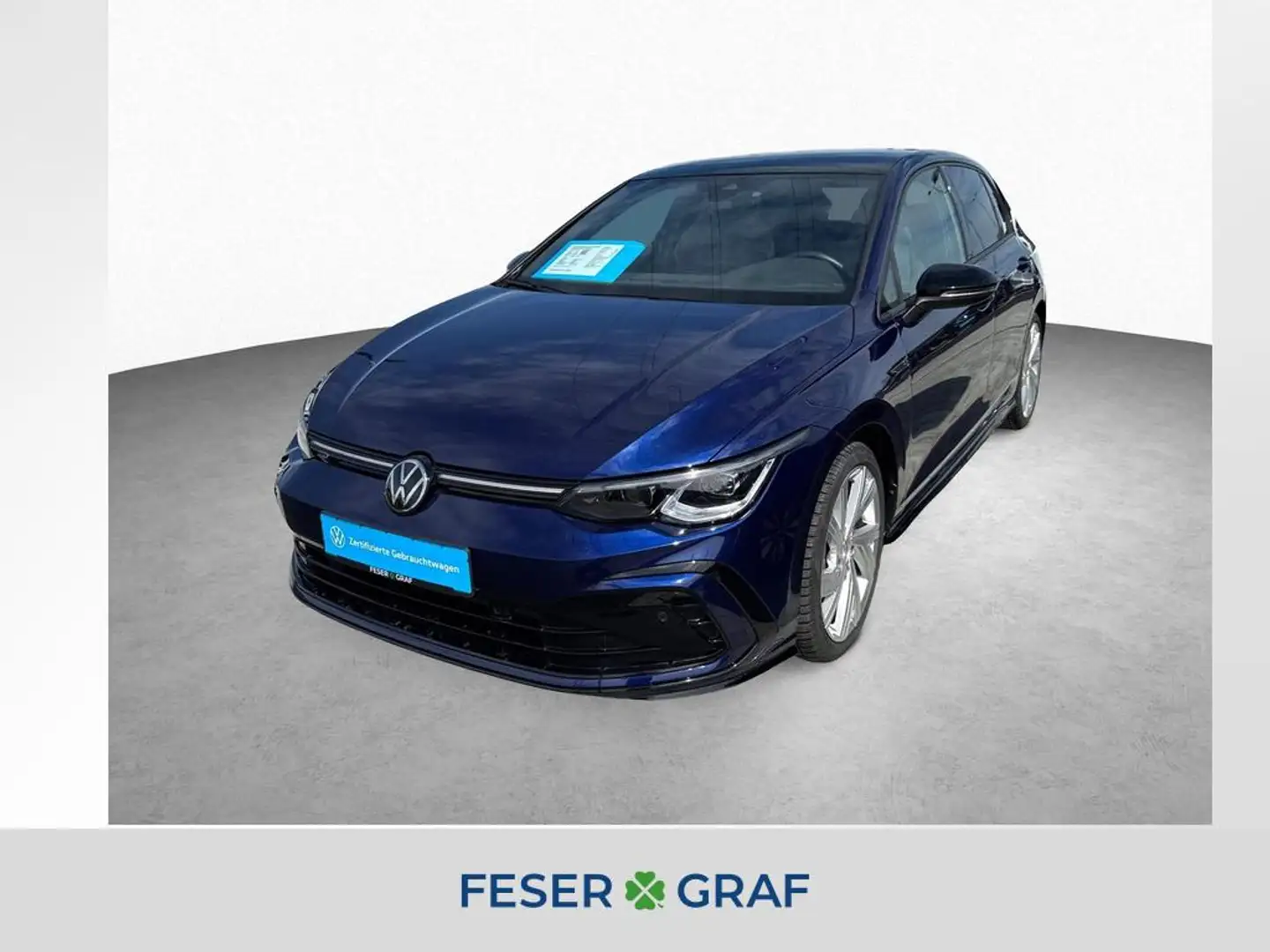 Volkswagen Golf VIII R-Line 1.5 eTSI DSG BLACK STYLE*MATRIX Blau - 1