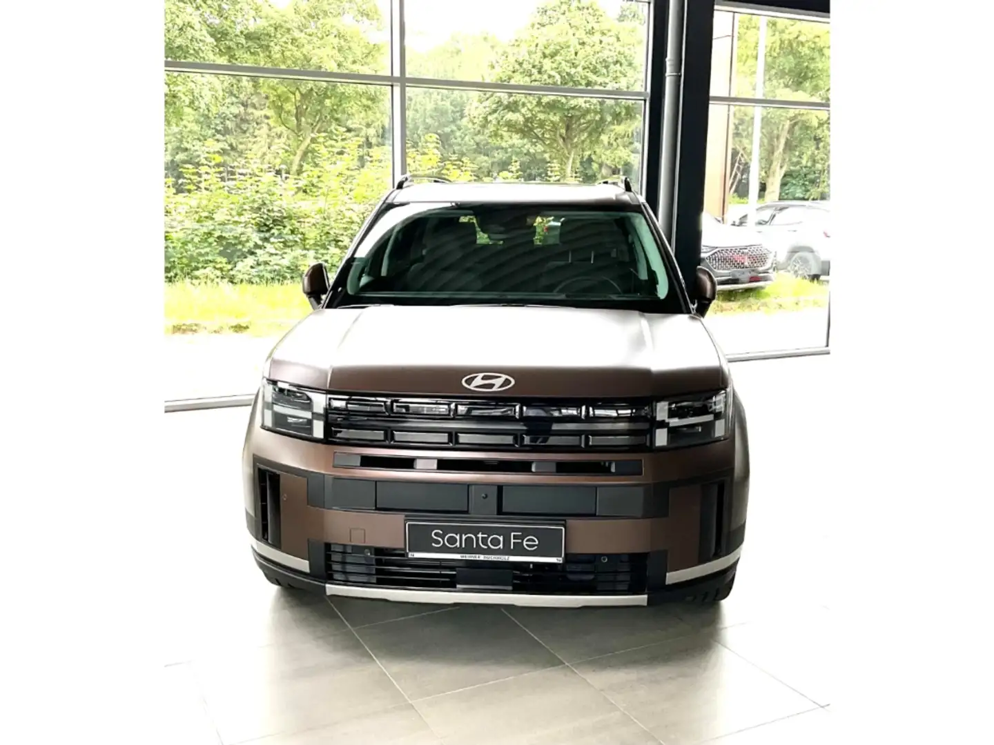 Hyundai SANTA FE HEV 4WD Signature *Schiebedach, Technik-Paket, Kom Braun - 2