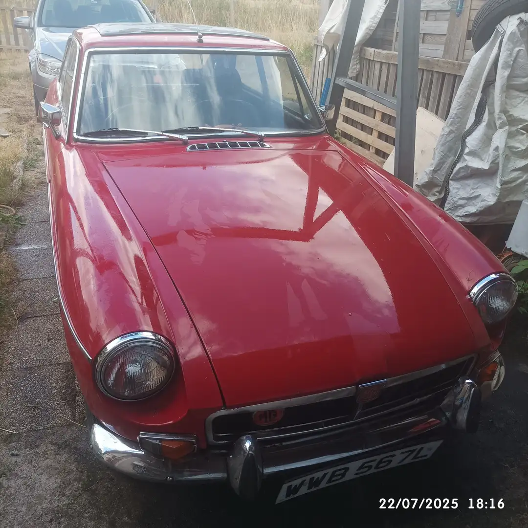 MG MGB toit ouvrant westabo Red - 2