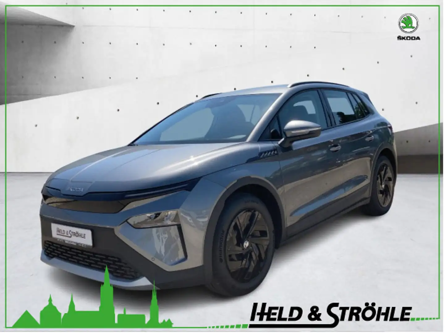 Skoda 50 Tour 55 kWh Batterie 125 kW AHK SHZ Gris - 1