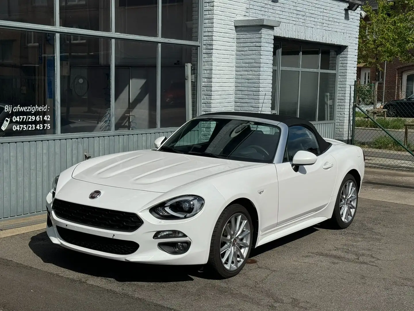 Fiat 124 Spider 1.4 MultiAir Lusso Cuir Gps Caméra 15.000kms✅ Wit - 1