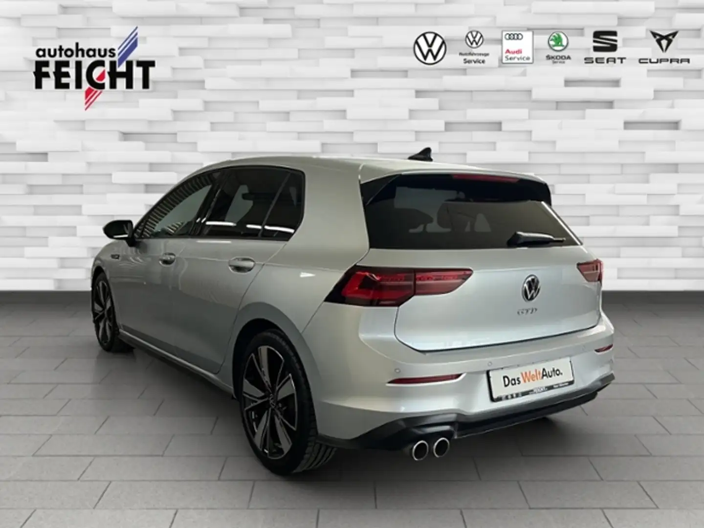 Volkswagen Golf VIII GTD 2.0 TDI IQ.LIGHT+NAVI+RFK+CARPLAY Silber - 2