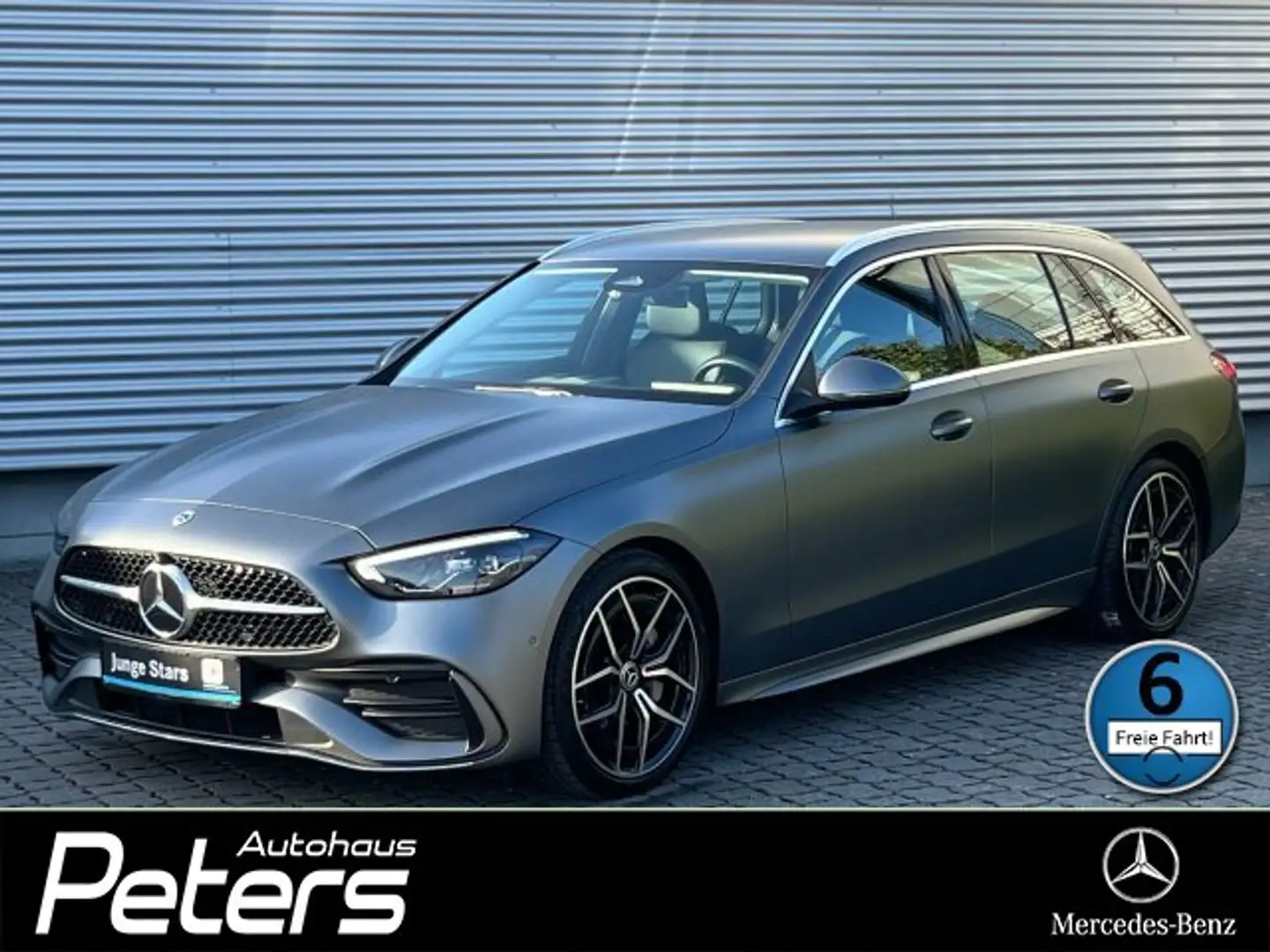 Mercedes-Benz C 220 C 220 d T AMG Tempomat/Kamera/LED/MBUX AMG Line Grau - 1