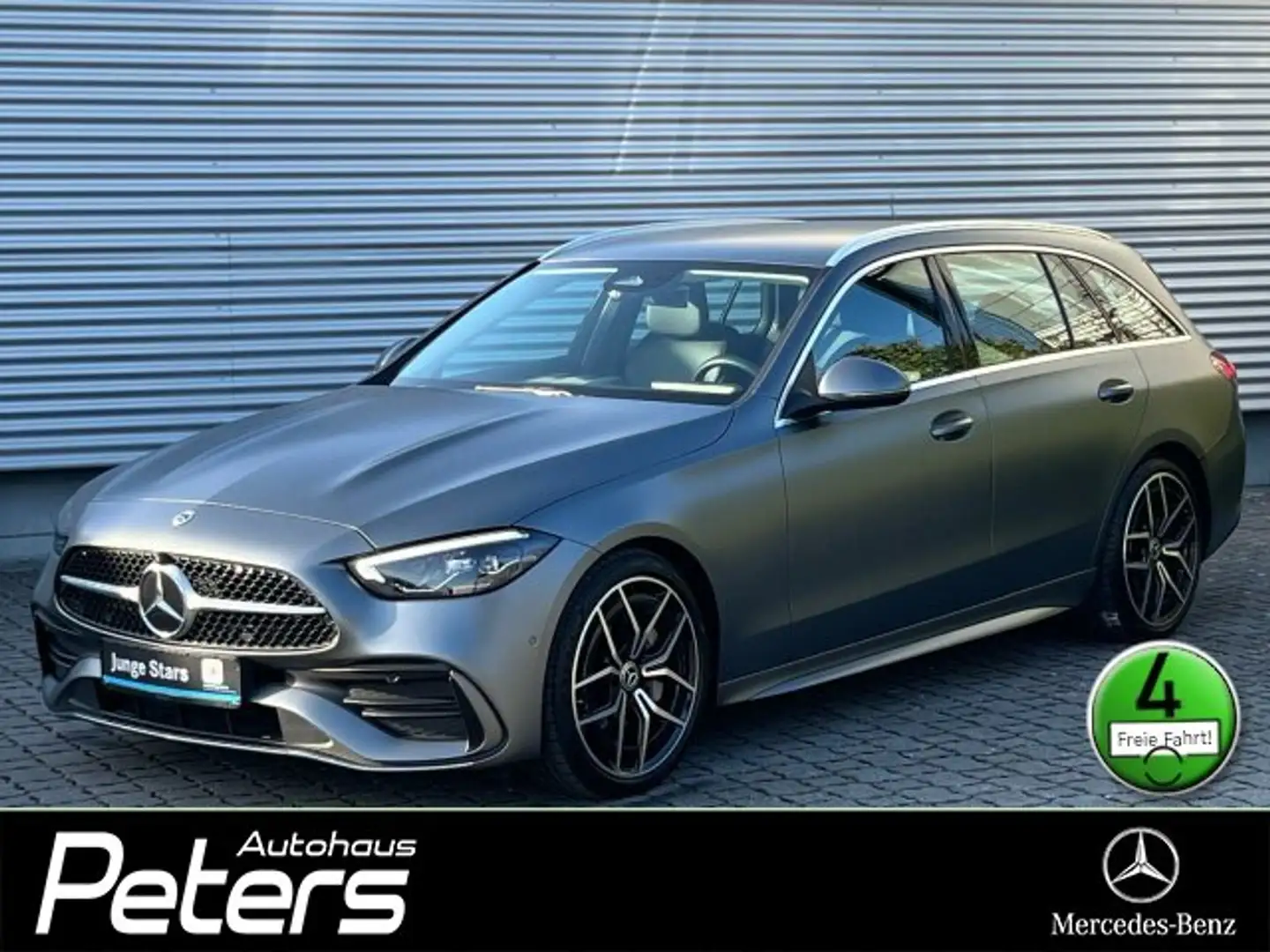 Mercedes-Benz C 220 C 220 d T AMG selenitgrau magno LED/RFK/Shz/MBUX Grau - 1