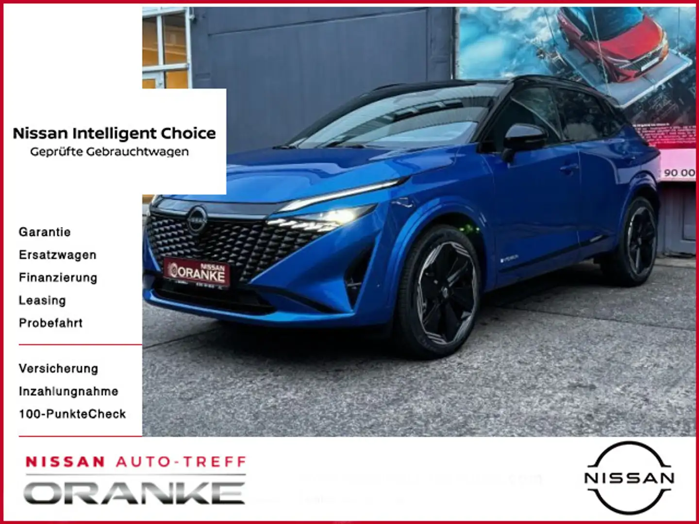 Nissan Qashqai 1.5 VC-T e-Power N-Design*20 Zoll*MJ26 Bleu - 1
