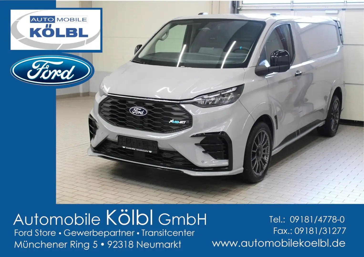 Ford Transit Custom Kasten MS-RT Auto. Allrad, NAVI Gris - 1