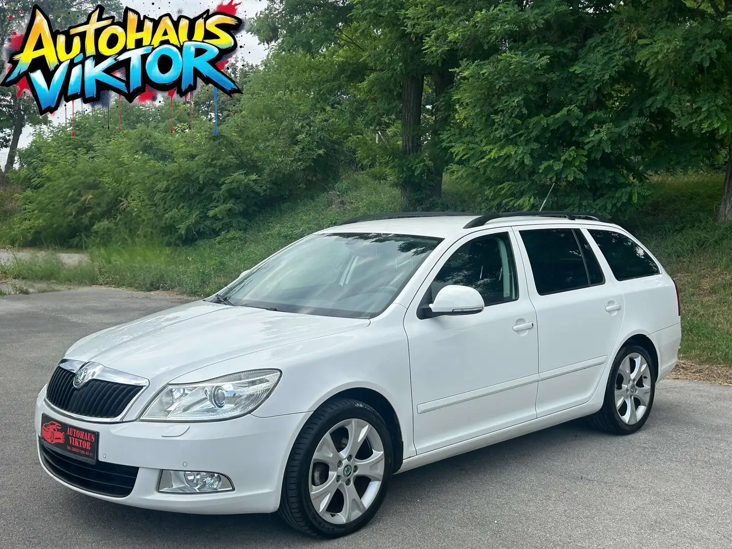 Skoda Octavia Combi 1,6 Elegance TDI*12 monate garantie* Weiß - 1