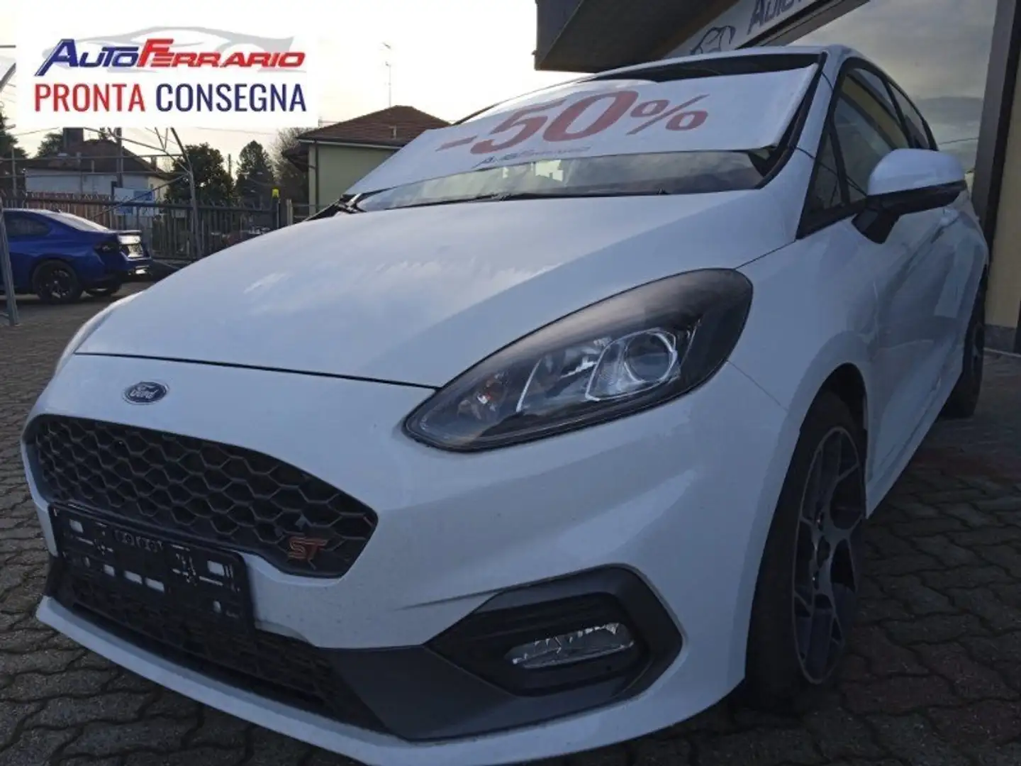 Ford Fiesta ST APLLE CAR PLAY SENS PARK NAVY VETRI SCURI Bianco - 1