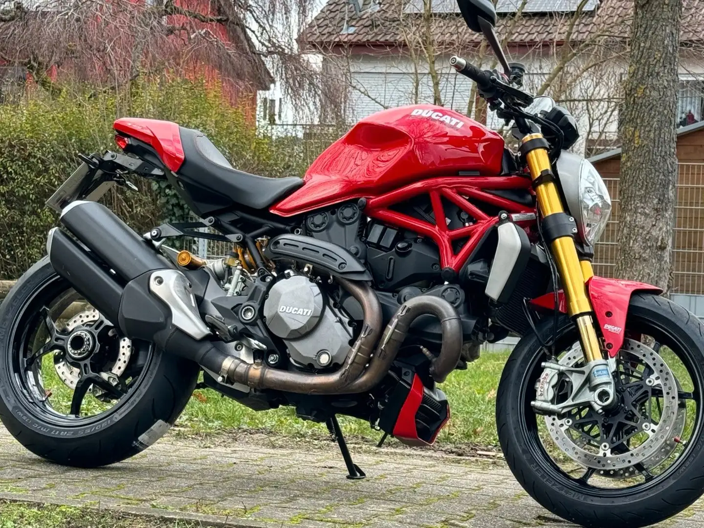 Ducati Monster 1200 S * Stripe Design Червоний - 2