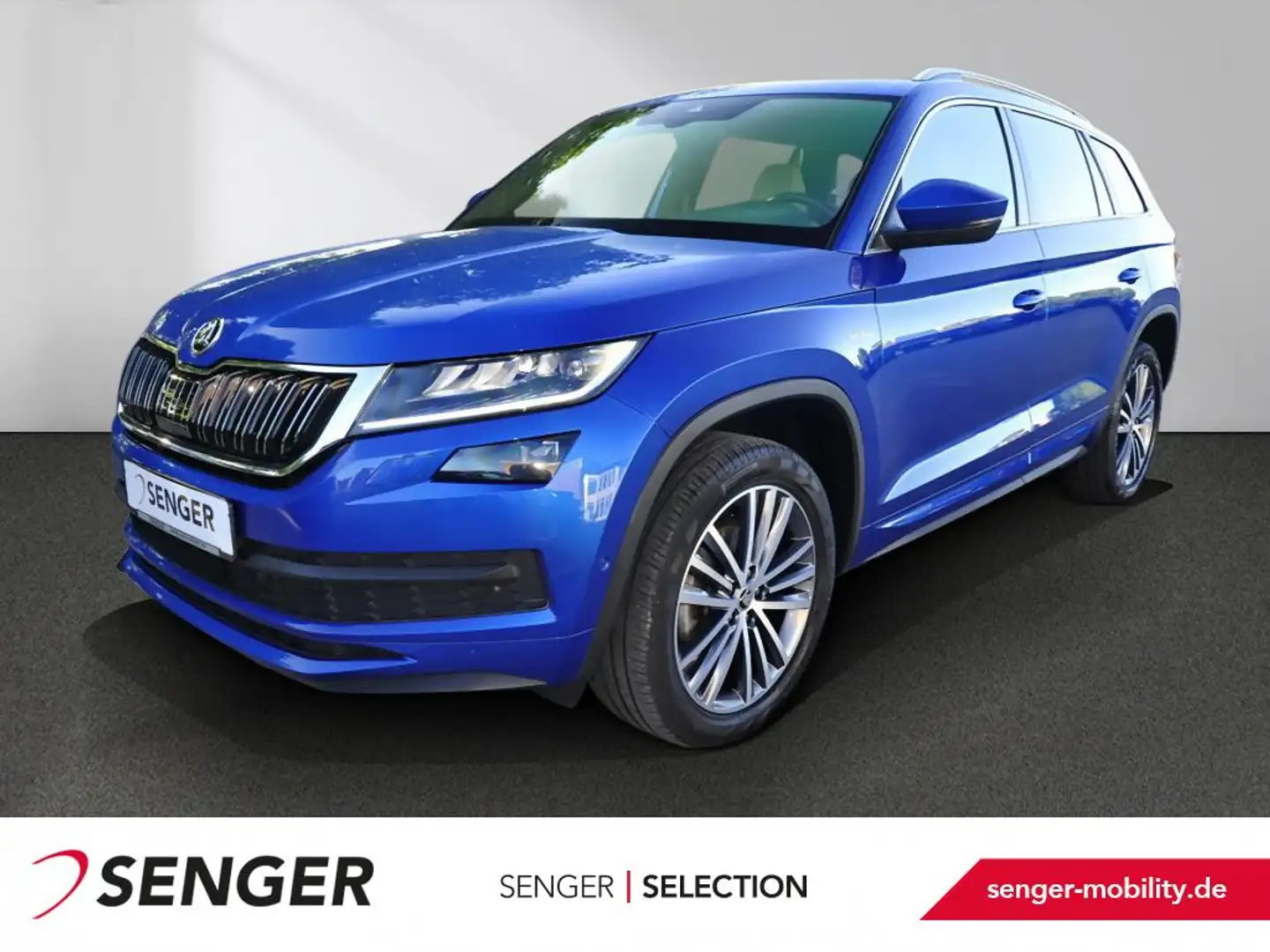 Skoda Kodiaq 2.0 TDI L&K DSG Navi AHK DCC PDC 360° Bleu - 1