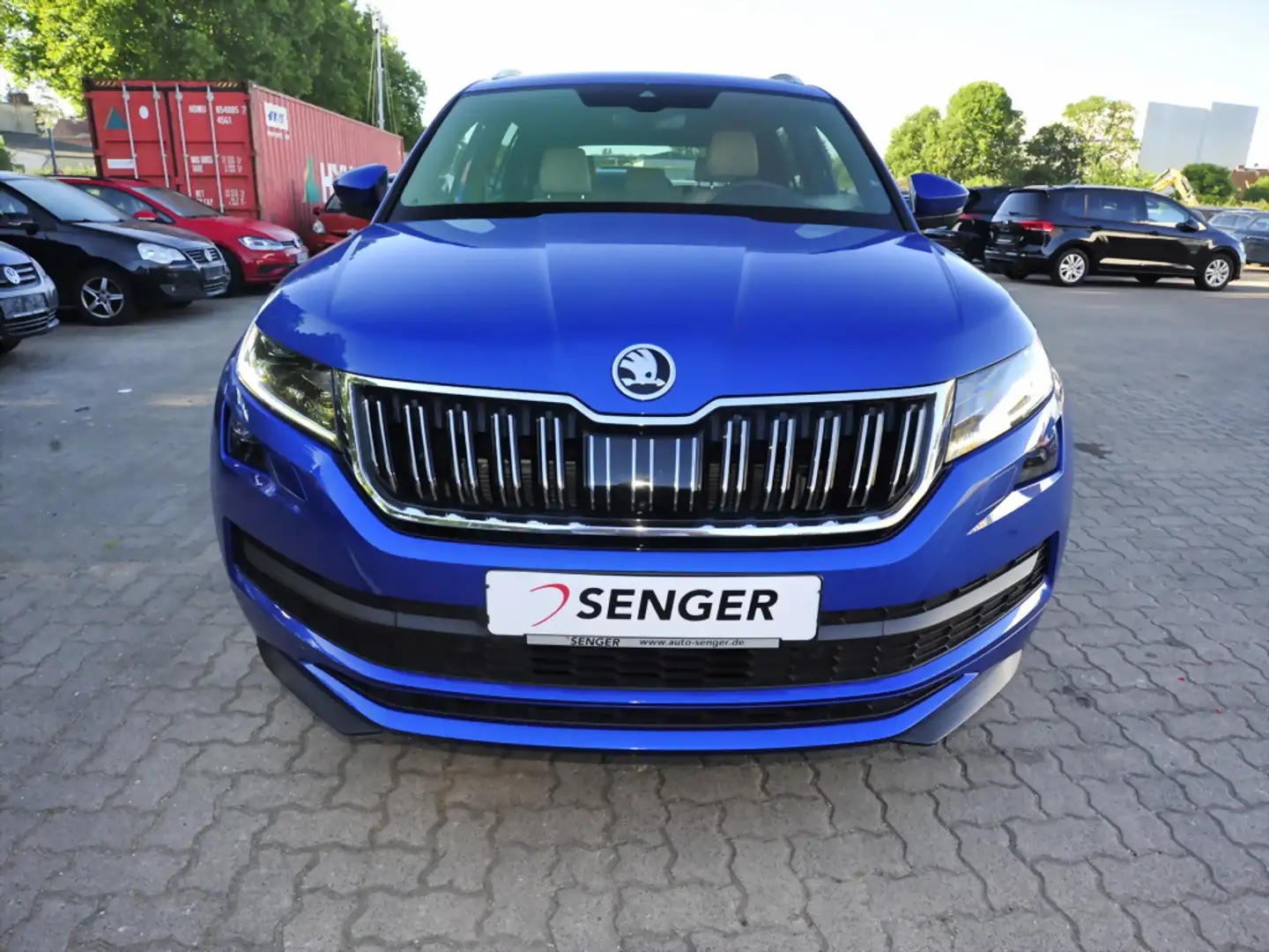 Skoda Kodiaq 2.0 TDI L&K DSG Navi AHK DCC PDC 360° Bleu - 2
