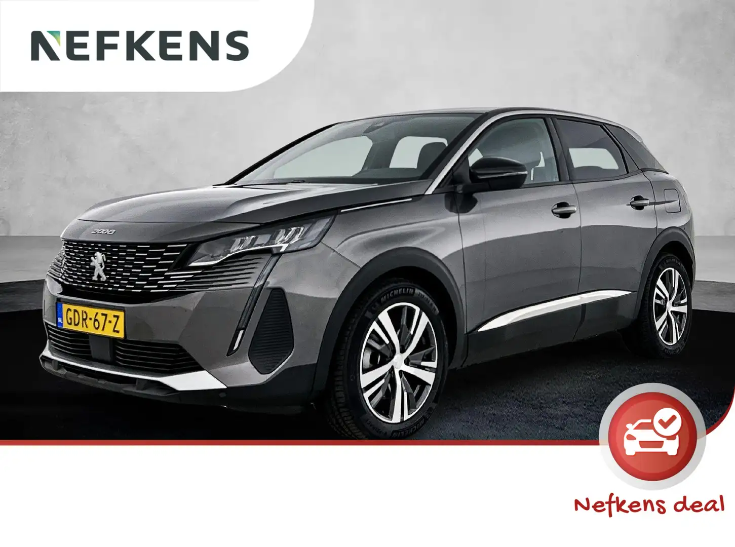 Peugeot 3008 SUV Allure Pack Business Hybrid 180 pk Automaat | Grijs - 1