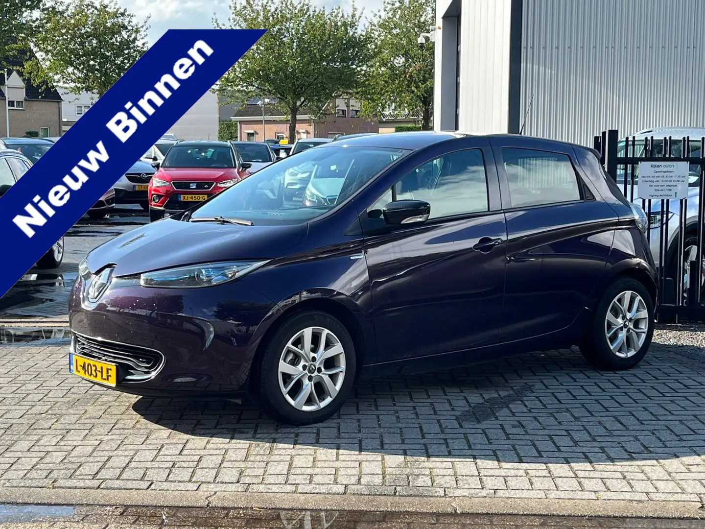 Renault ZOE R110 Iconic Limited 41 kWh Koop Accu. Camera, Navi Paars - 1
