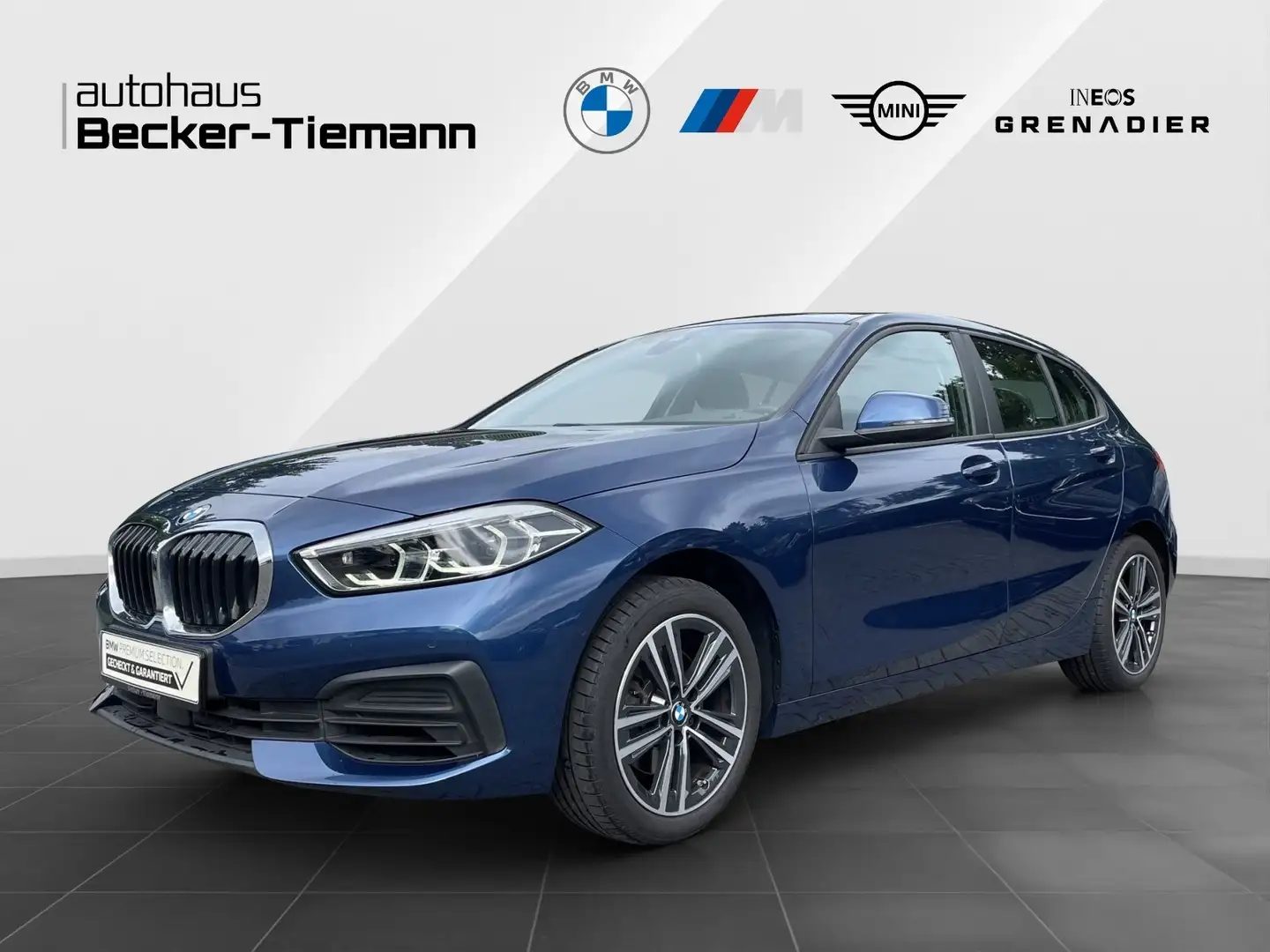 BMW 116 i Advantage/ DrivAss/ ParkAss/ Adapt. LED/ Komfort Blauw - 1