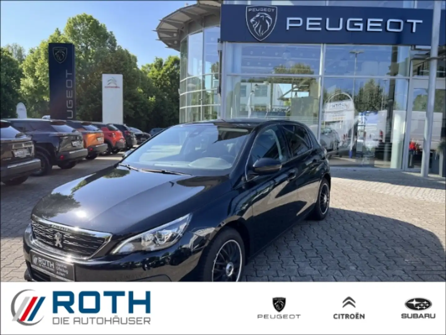Peugeot 308 Allure Pack BlueHDi FAP 130 EAT8 Navi 2-Zonen-Klim Noir - 1