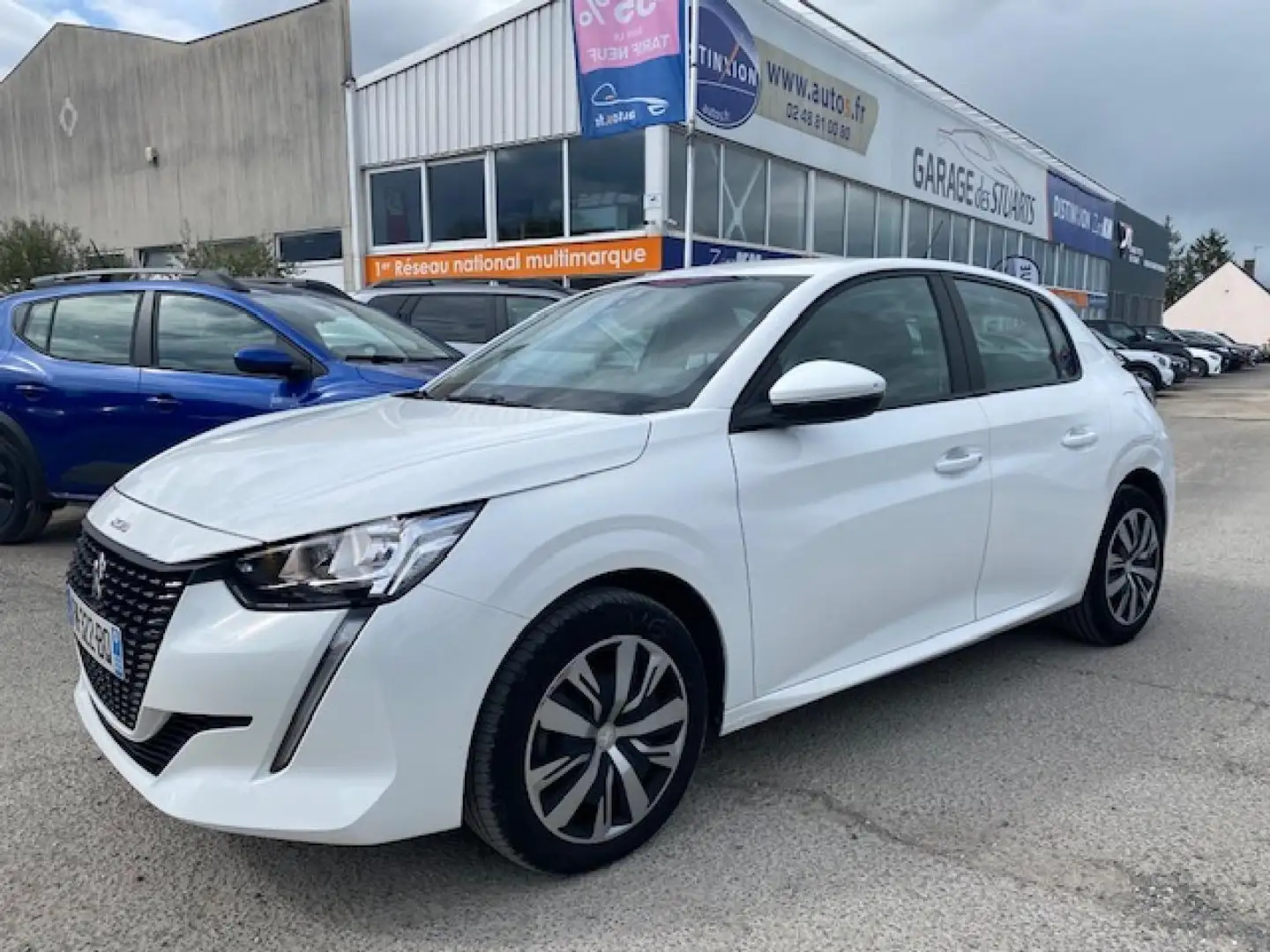 Peugeot 208 1.2i PT S\u0026S - 100 - EAT8  II Active Business Blanc - 1