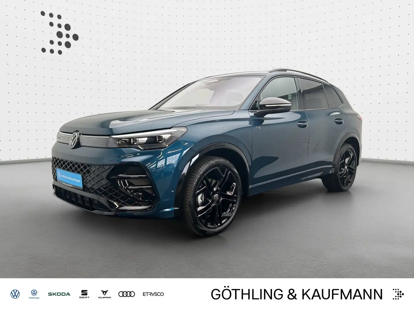 Volkswagen Tiguan R-Line 1.5 eTSI*NAVI*LEDER*AHK*DCC*HUD*20 Blau - 1