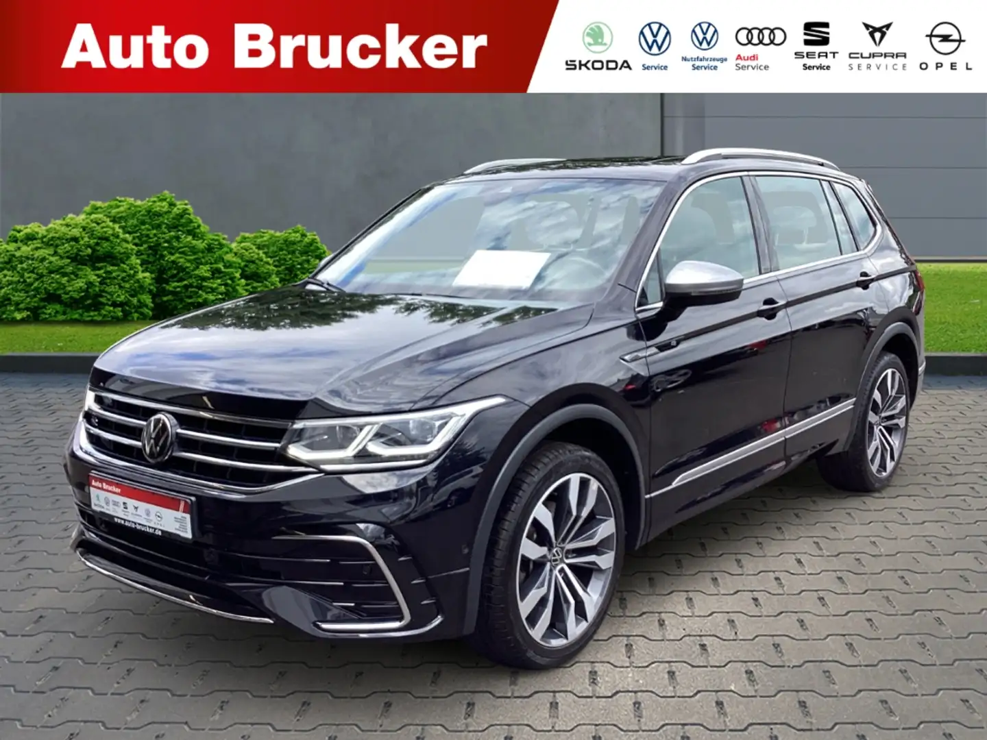 Volkswagen Tiguan Allspace R-Line 4Motion 2.0 TSI+Panoramadach+LED Negru - 1