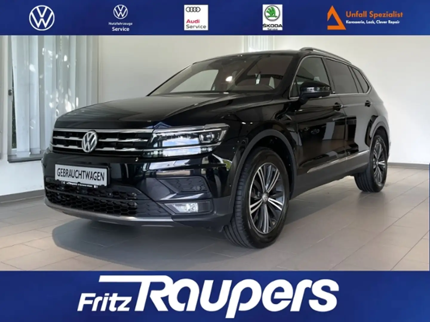 Volkswagen Tiguan Allspace 2.0 TDI DSG 4Motion United +AHK+360°KAMERA Negro - 1