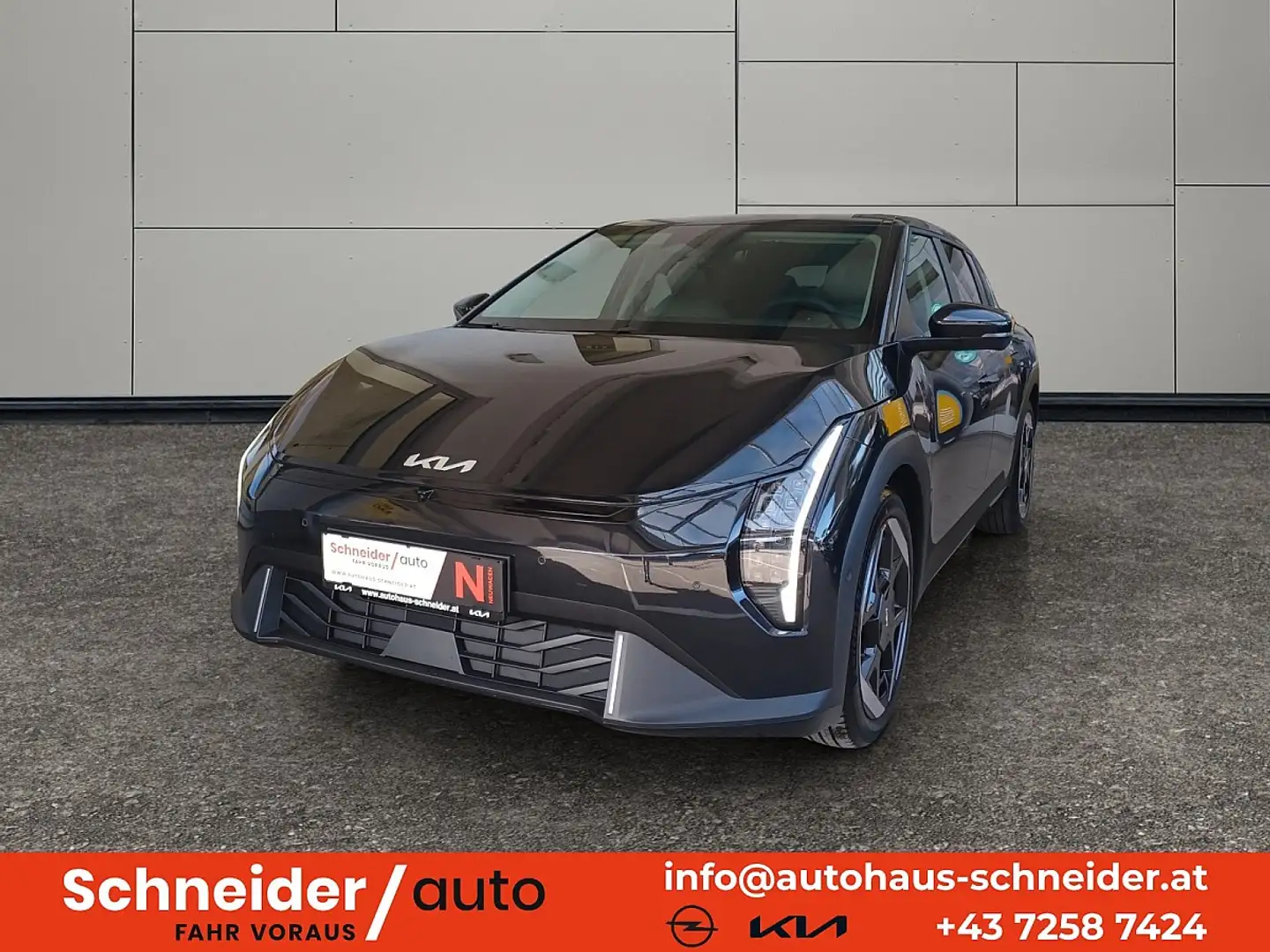 Kia EV4 HB FWD 81,4kWh Long Range Earth Plus mit Dynami... Schwarz - 1
