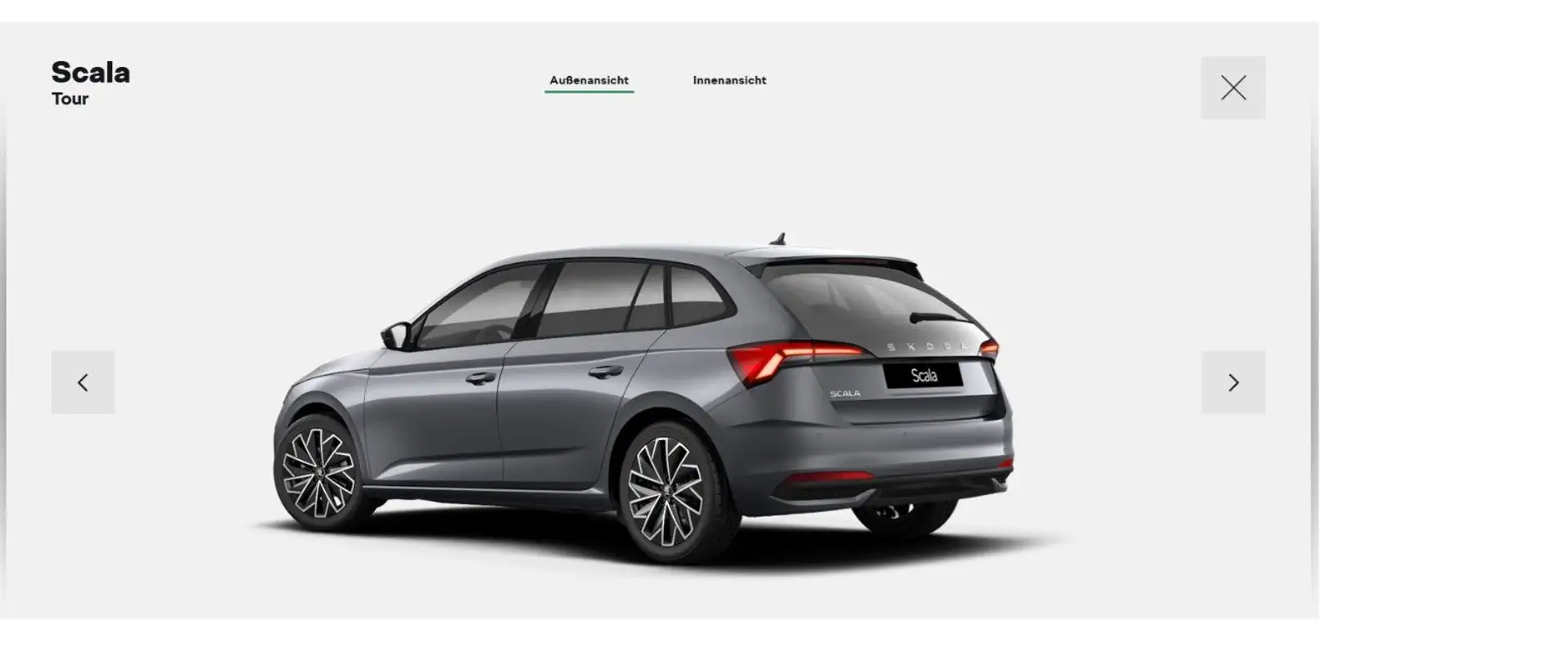 Skoda Scala 1.0 TSI DSG Tour 115PS Navi ACC RFK Matrix Gris - 2