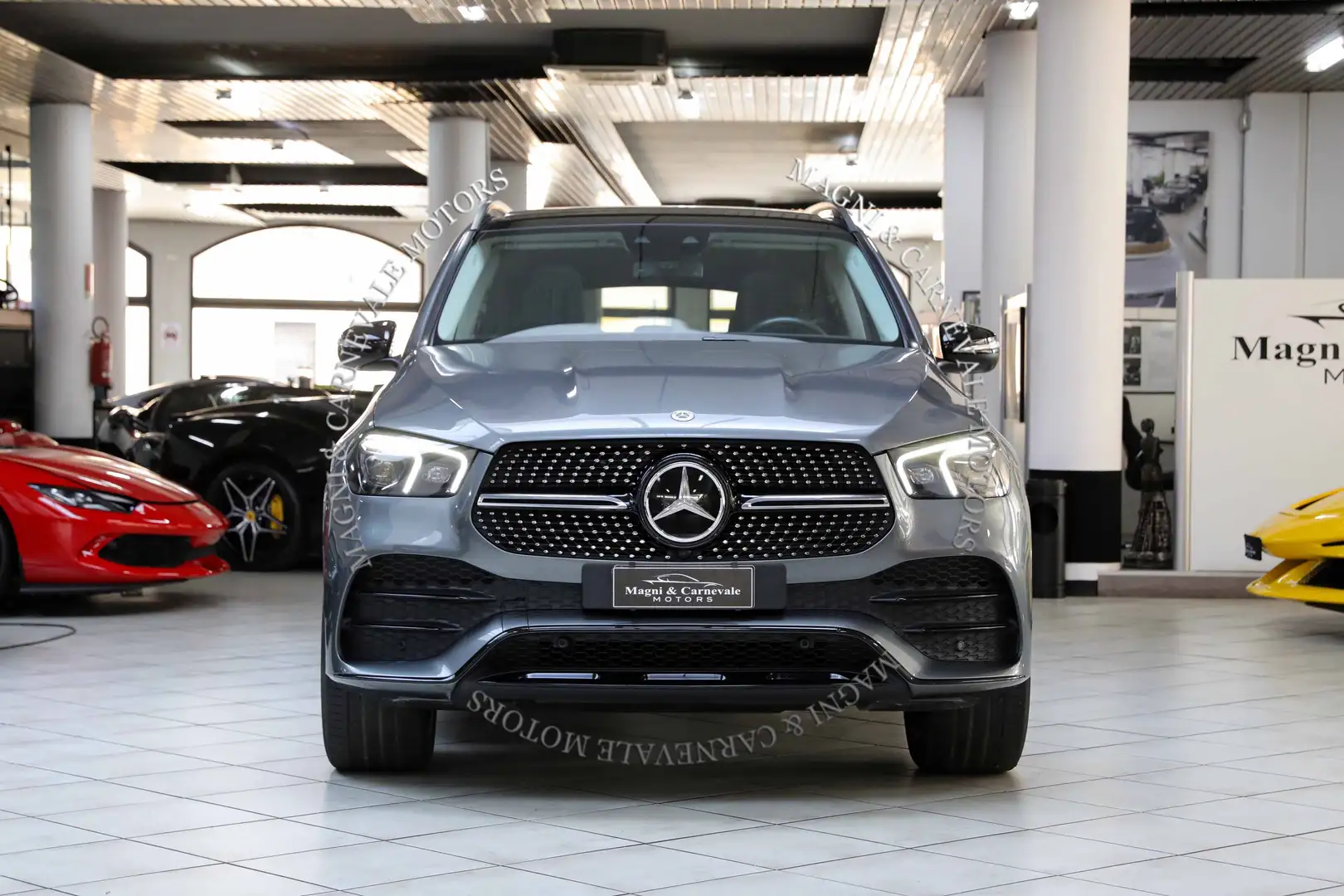 Mercedes-Benz GLE 300 D 4MATIC|AMG LINE PREMIUM|TETTO|NIGHT PACK Grigio - 2